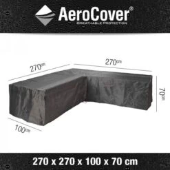 Aerocover Loungesethoes Hoek L-vorm 270x270x100x70 7 Aerocover Loungesethoes Hoek L-vorm 270x270x100x70 -Deoosteindeonline Winkel aerocover loungesethoes hoek l vorm 270x270x100x70 l