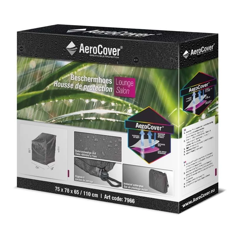 AeroCover Loungestoel Hoes 75 X 78 Cm 3 AeroCover Loungestoel Hoes 75 X 78 Cm