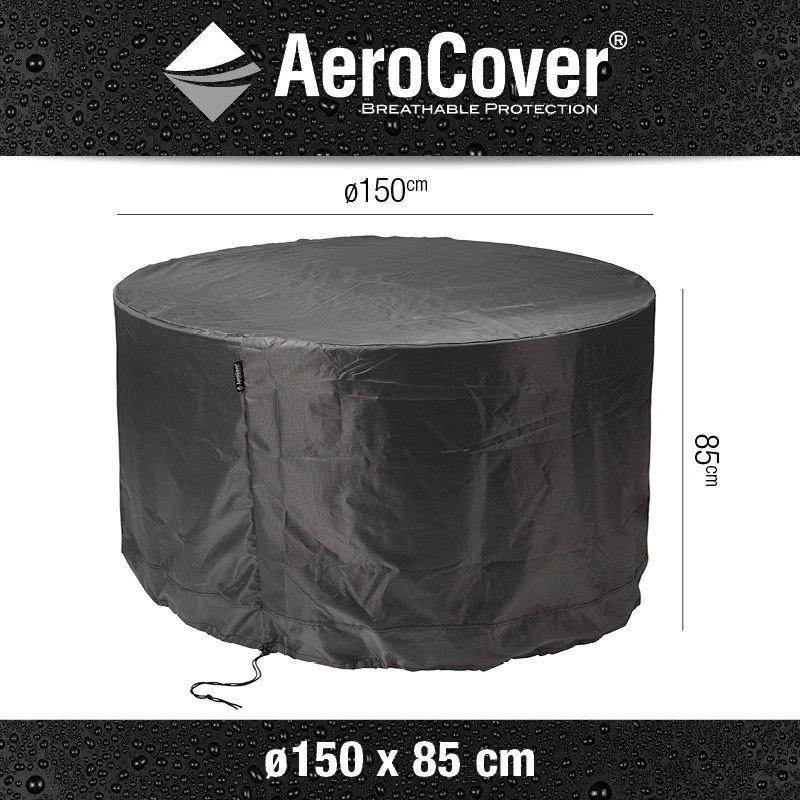Aerocover Tuinmeubelhoes Ø150x85 Cm 4 Aerocover Tuinmeubelhoes Ø150x85 Cm - Afbeelding 2