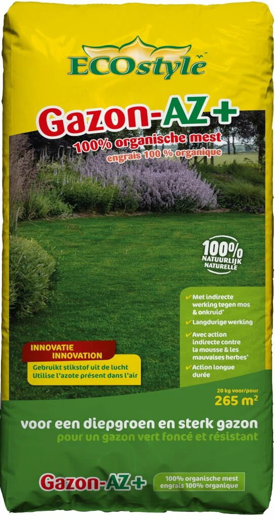 Ecostyle Gazon-az+ 20 Kg Voor 265 M² 3 Ecostyle Gazon-az+ 20 Kg Voor 265 M²