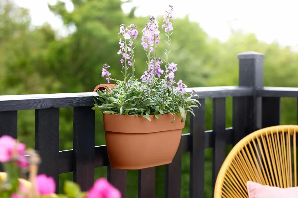 Elho Vibia Campana Easy Hanger Medium Terra 6 Elho Vibia Campana Easy Hanger Medium Terra - Afbeelding 4