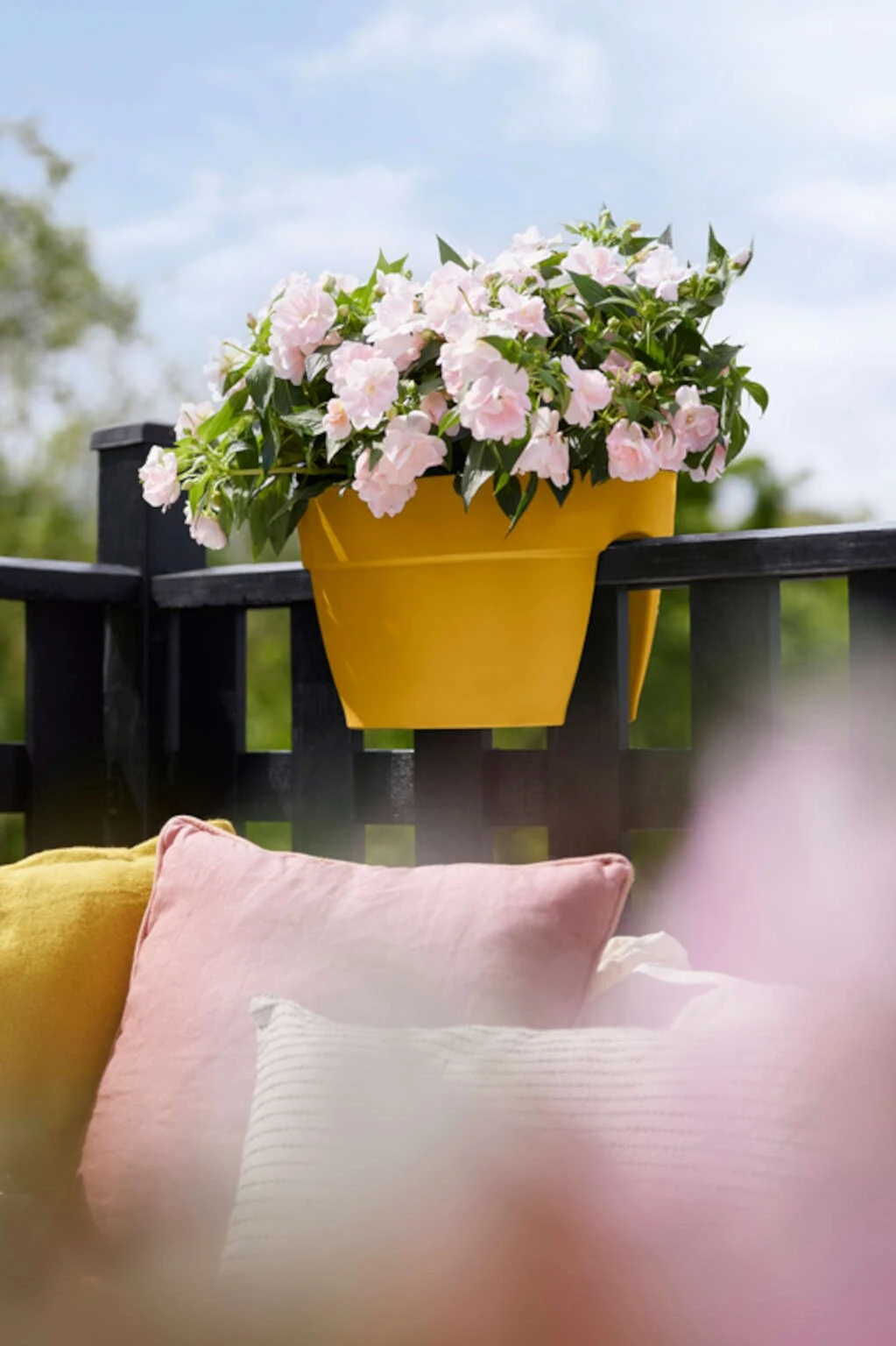 Elho Vibia Campana Flower Bridge 40 Honinggeel 6 Elho Vibia Campana Flower Bridge 40 Honinggeel - Afbeelding 4