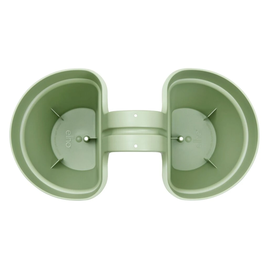 Elho Vibia Campana Flower Twin 21 Pistachegroen 5 Elho Vibia Campana Flower Twin 21 Pistachegroen - Afbeelding 3