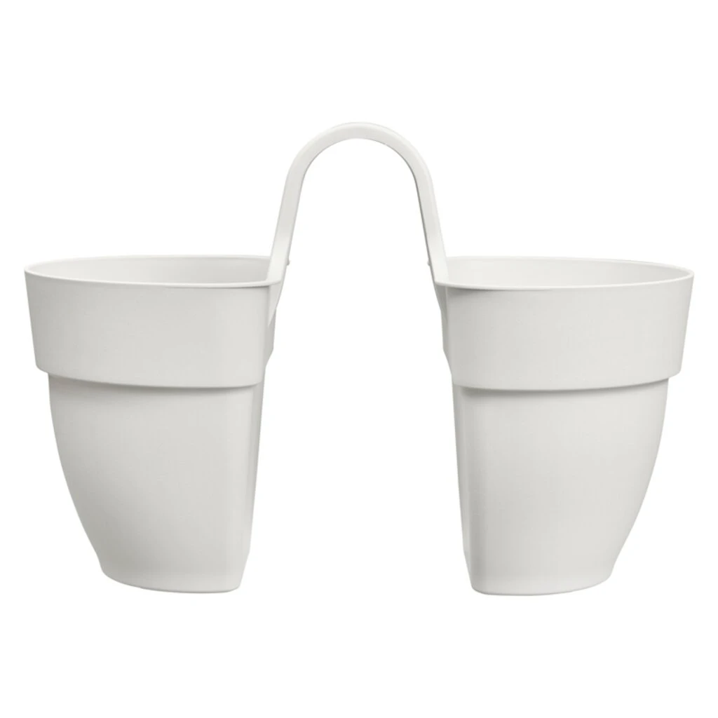 Elho Vibia Campana Flower Twin 21 Zijdewit 4 Elho Vibia Campana Flower Twin 21 Zijdewit - Afbeelding 2