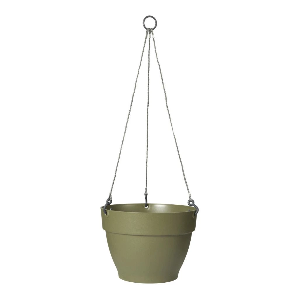 Elho Vibia Campana Hanging Basket 26 Sage Green 2 Elho Vibia Campana Hanging Basket 26 Sage Green