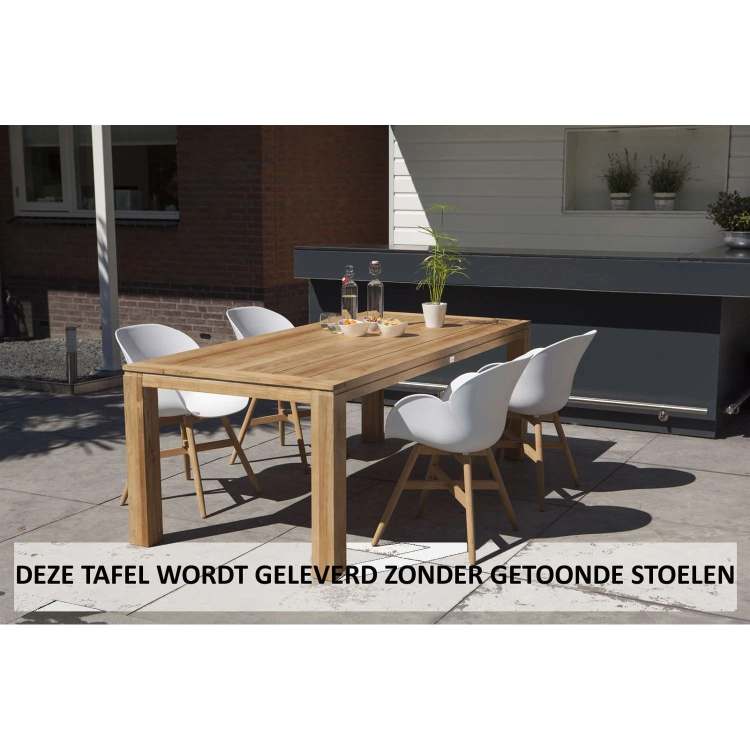 Exotan Stella Tafel 160 X 90 Cm Teak FSC 4 Exotan Stella Tafel 160 X 90 Cm Teak FSC - Afbeelding 2