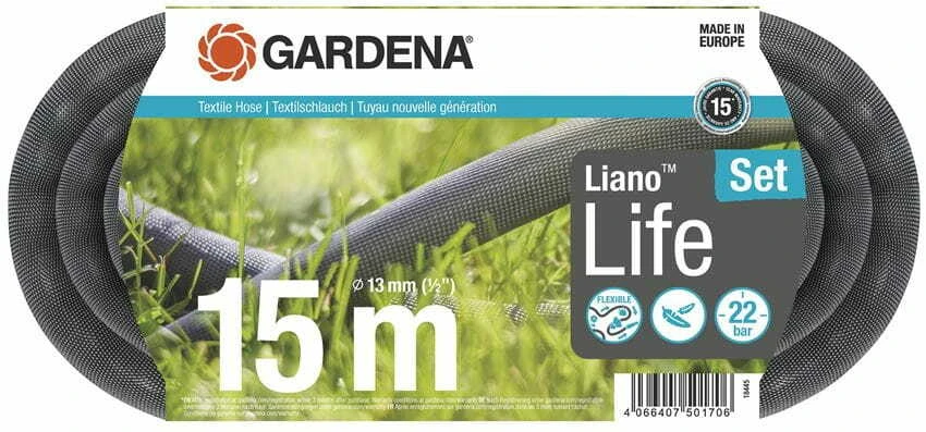 Gardena Textielslang Lianoa Life 15 Meter 3 Gardena Textielslang Lianoa Life 15 Meter