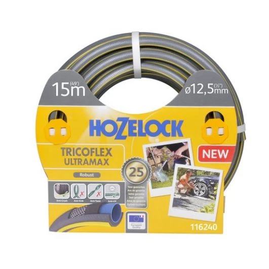 Hozelock Tricoflex Ultramax Tuinslang 12.5mm 15 M 3 Hozelock Tricoflex Ultramax Tuinslang 12.5mm 15 M
