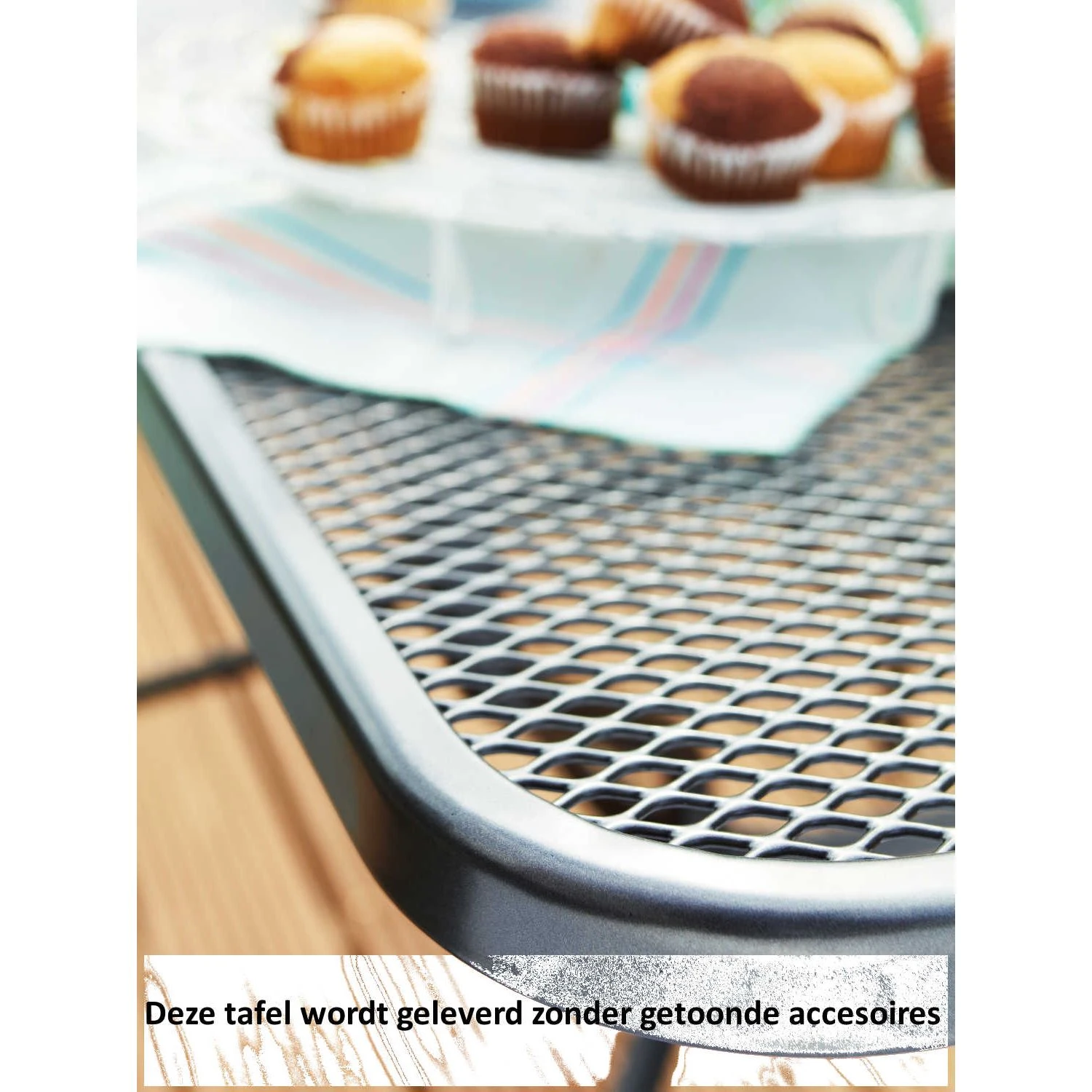 Kettler Klaptafel Strekmetaal 110x70 Cm Antraciet 4 Kettler Klaptafel Strekmetaal 110x70 Cm Antraciet - Afbeelding 2