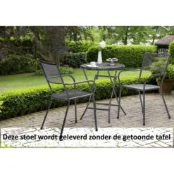 Kettler Terraza Stapel Fauteuil Antraciet -Deoosteindeonline Winkel kettler terraza stapel fauteuil antraciet l