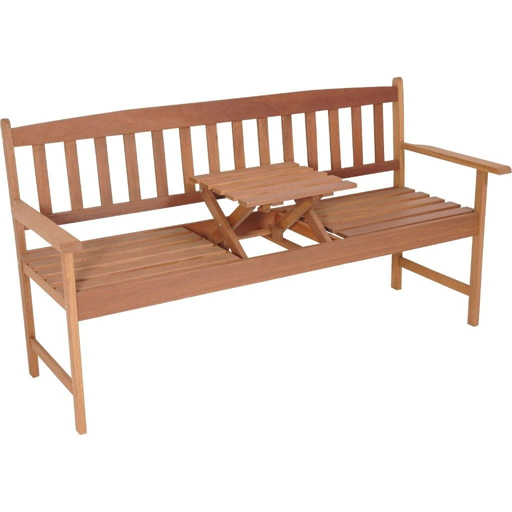 Lesli Bank Hardhout Met Inklapbare Tafel 150 Cm 3 Lesli Bank Hardhout Met Inklapbare Tafel 150 Cm