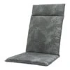 Madison Zitkussen Hoge Rug Ruiz Grey 120 X 50