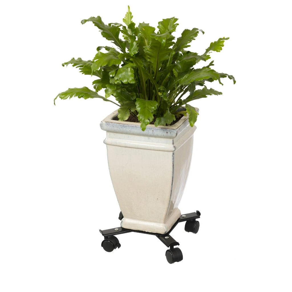 Nature Planttrolley Metaal Zwart 29 - 51 Cm Vierkant 4 Nature Planttrolley Metaal Zwart 29 - 51 Cm Vierkant - Afbeelding 2