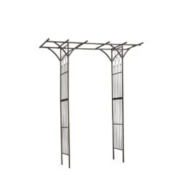 Nature Rozenboog Metaal Zwart 232 Cm