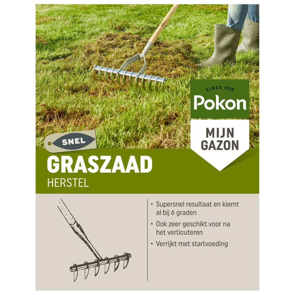 Pokon Graszaad Herstel 500 Gram 3 Pokon Graszaad Herstel 500 Gram