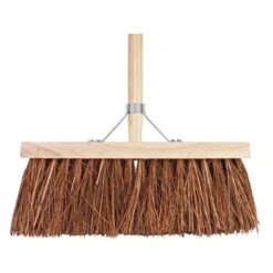 Talen Tools Bezem 37 Cm Bruin Met Steel