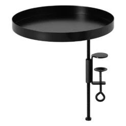 ESSCHERT DESIGN Vensterbankklem Met Plateau Zwart L